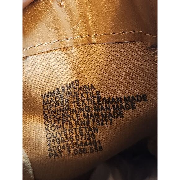 Lauren Conrad‎ Women's Tan Suede Chunky Heel Zip Up Straps Ankle Boots Size 9 - Picture 7 of 8